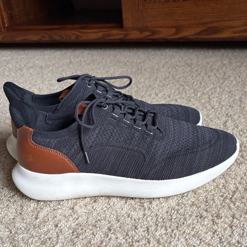 Men's Johnston & Murphy TruFoam Black and Brown Sneakers